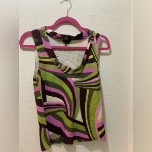 Theory Silk Blend  Sleeveless Blouse